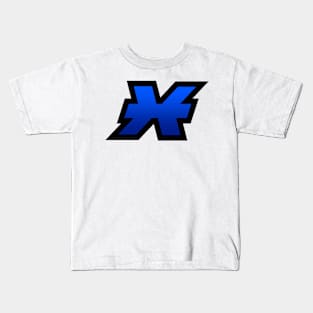 Pisces Blue Gradient Kids T-Shirt